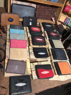 Stingray leather wallets