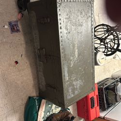 1950 army footlocker