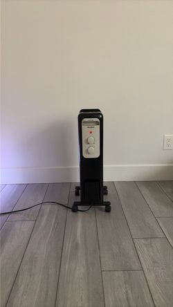 Pelonis 1,500-Watt Oil-Filled Radiant Electric Space Heater with Thermostat