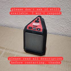 Milwaukee M12 Bluetooth Speaker (tool only)