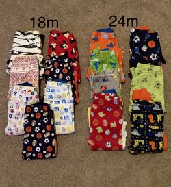 Boy pajamas sizes 18-24 months