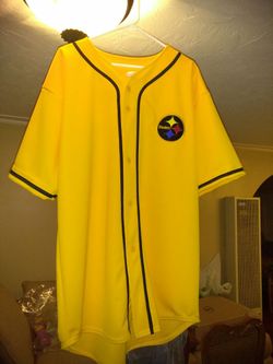 STEELERS CUSTOM BASEBALL STYLE JERSEY'S