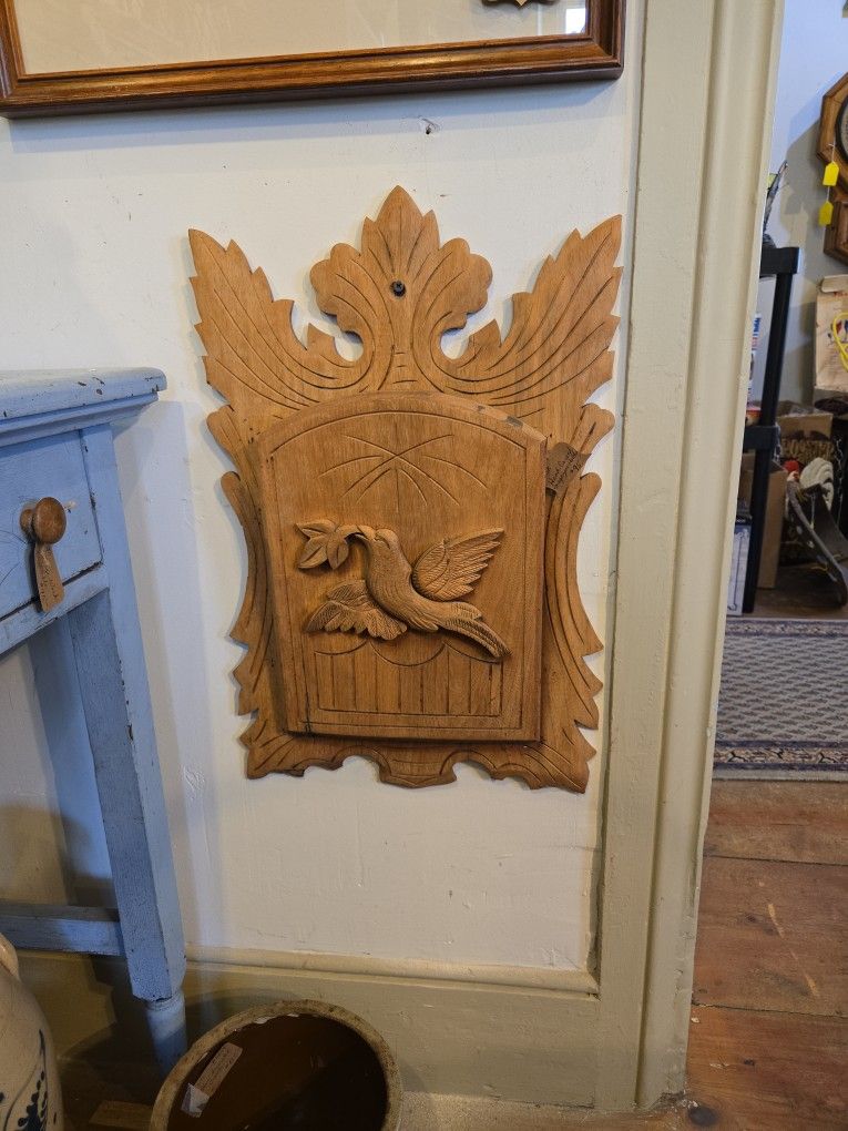Victorian Walnut Wall Magazine rack, circa 1880.