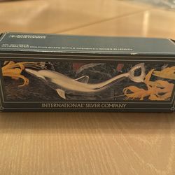 International Silver Company Silverplated Dolphin Shape Bottle Opener