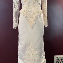 Vintage Alfred Angelo Column Wedding Dress