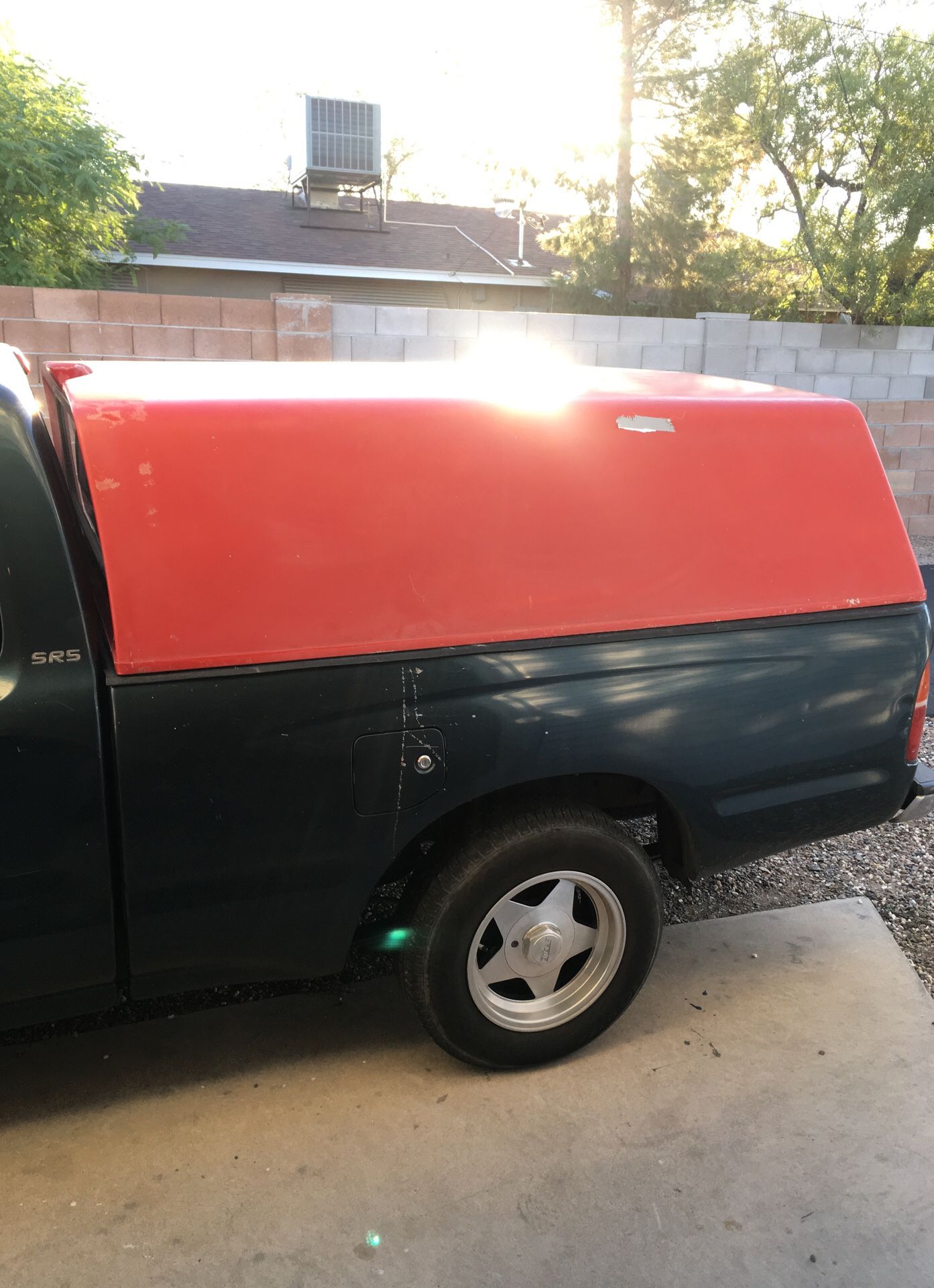 Camper shell for small truck