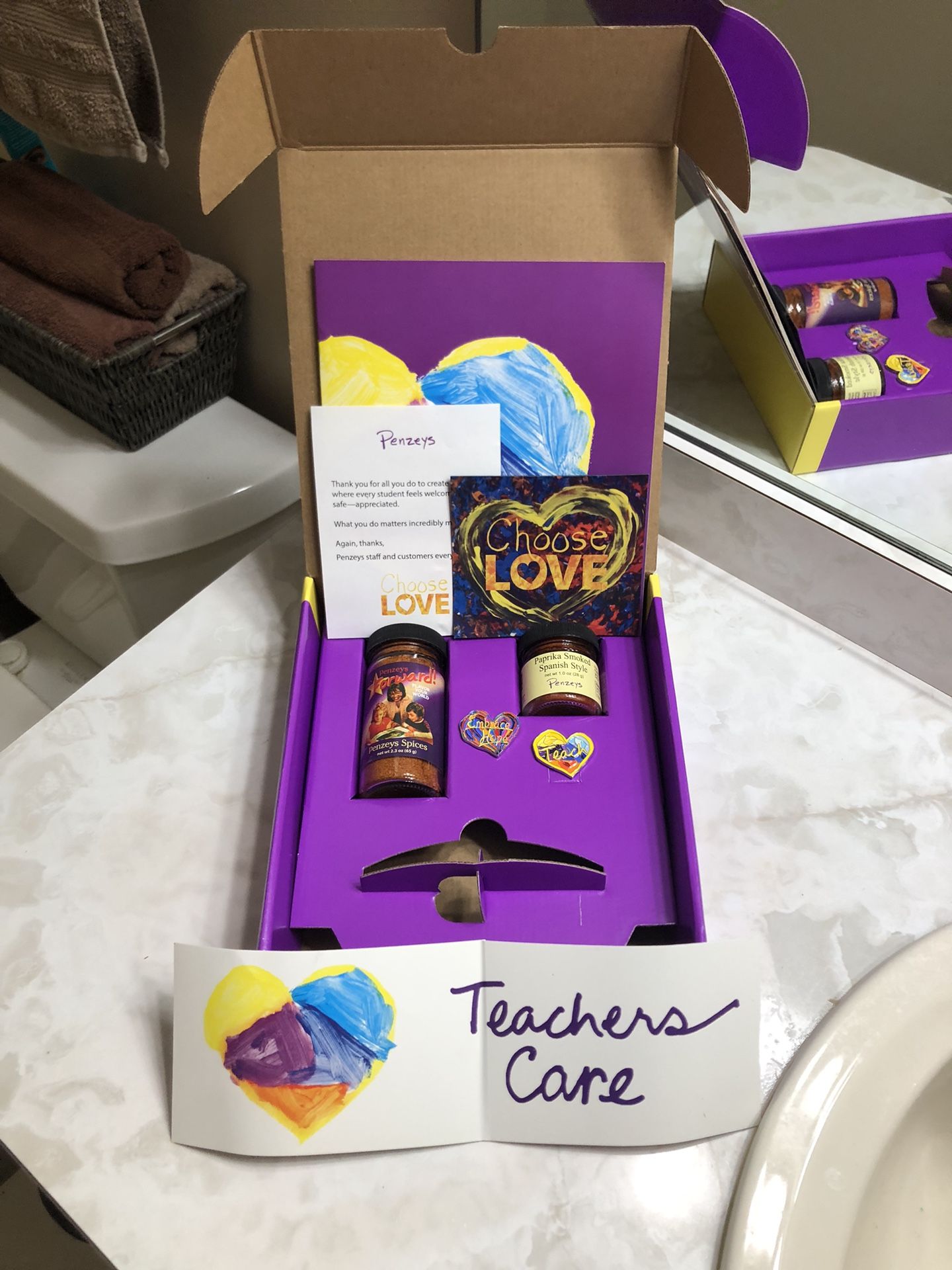 PENZEYS Special-Edition TEACHERS CARE Gift Set (***Sold Out Online)