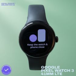 Google Pixel Watch 3 - 41mm LTE - Verified Reset, Ready to Pair