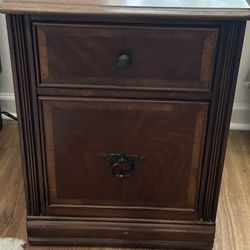 Ashley Wooden Filing Cabinet on Wheels