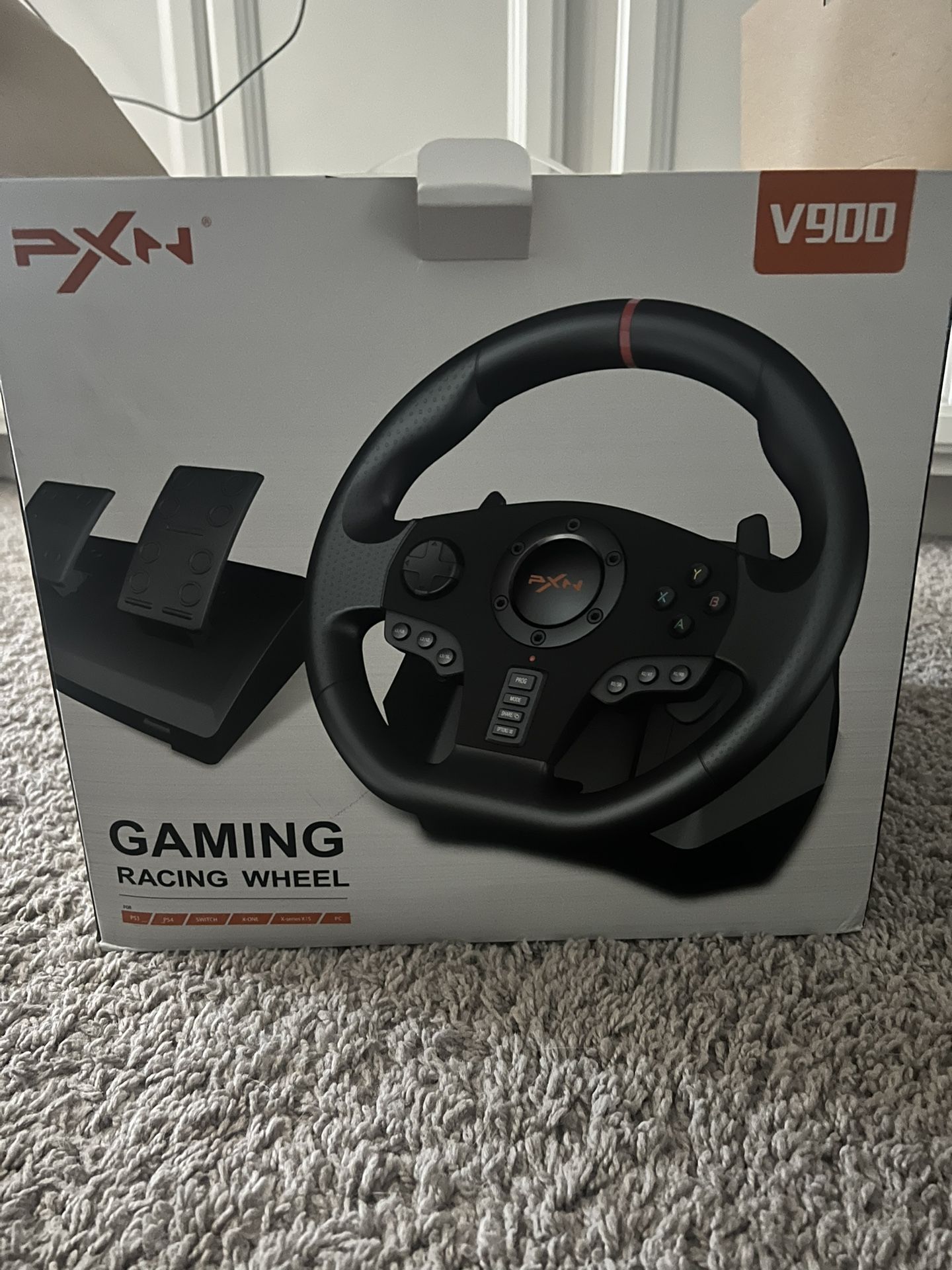 Gaming Racing Wheel - NEW NEVER OPENED