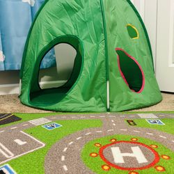 Kids Indoor Tent And Rug 