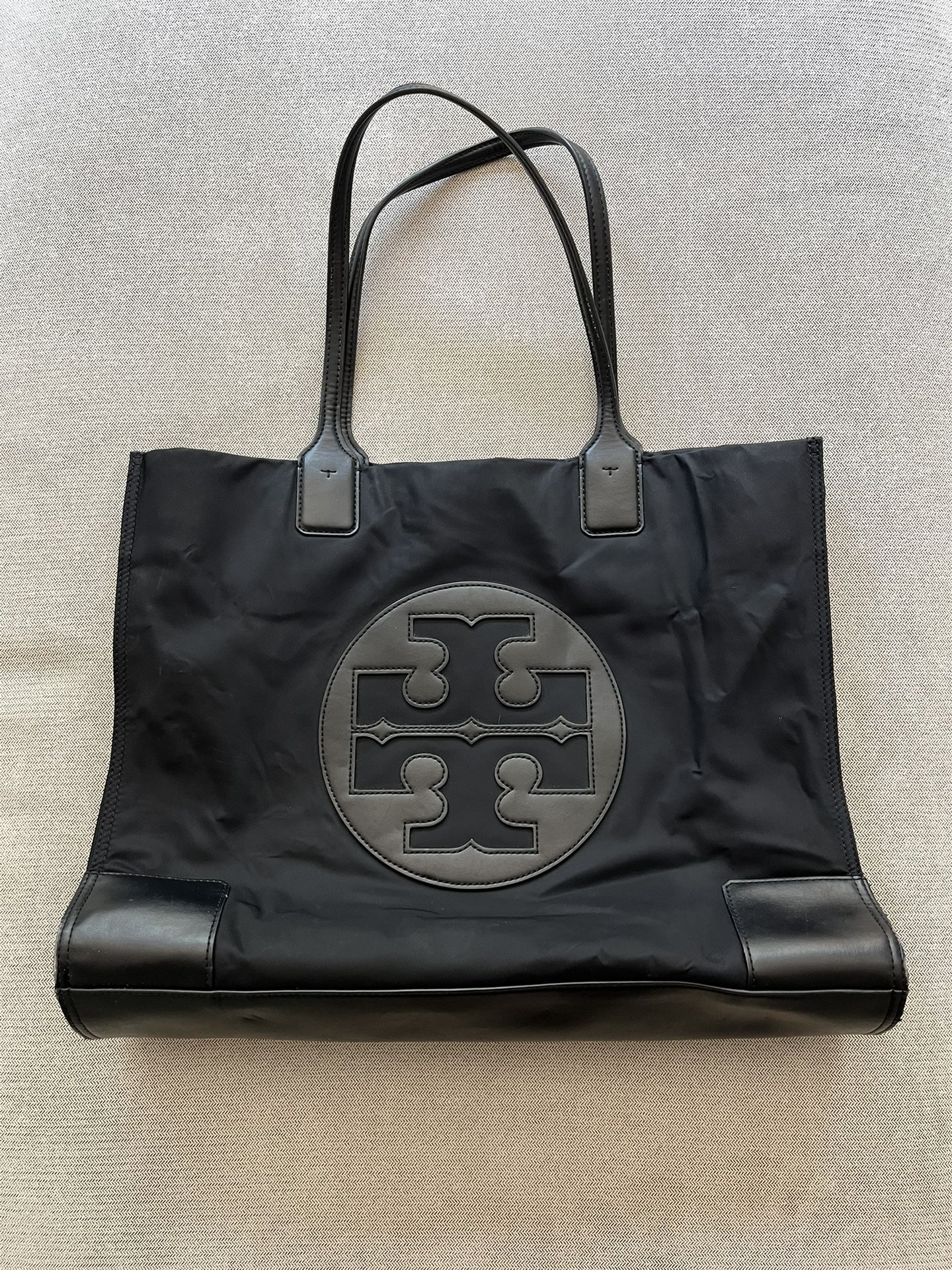 Tory Burch Black Ella Tote Bag
