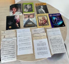 Piano Books & Sheet Music Assorted Collection