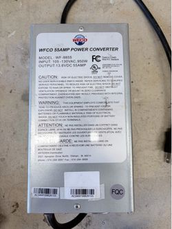 WFCO 55amp Power Converter