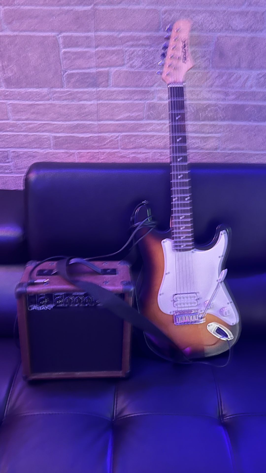 electric guitars with their rarely used horn