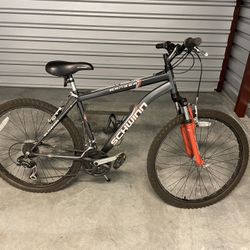 Grey Schwinn Ranger Mountain Bike