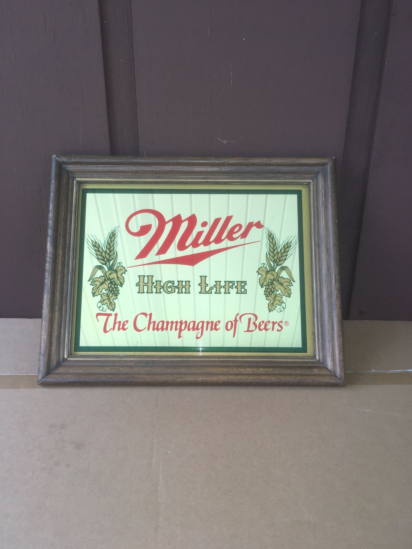 Miller Beer Mirror