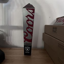 Coors Light Tap Handle Raiders Edition