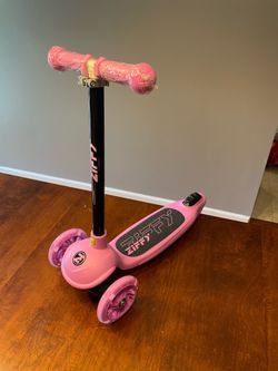 ZIFFY Kids Scooter – LED Light Up Wheels – Brand New
