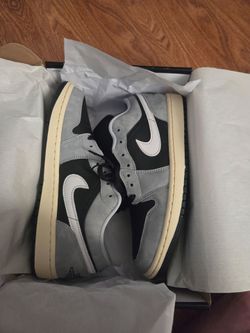 Nike Air Jordan 1 Low SE LT Smoke Grey/Black - Sail Size 9