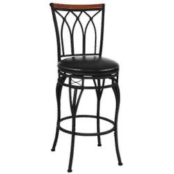 New Single Vintage Barstool 2428.5 Height Adjustable Padded Seat Bistro Pub Chair