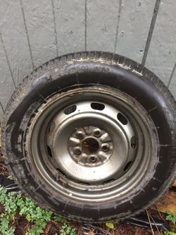 4 Studded tired with 5 lug wheels p185x70xr14