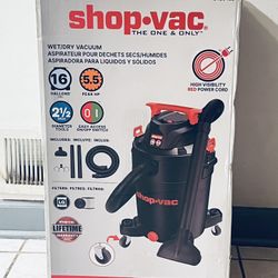 Shop Vac New Wet/dry 16 Gallon Vacuum Never Used  