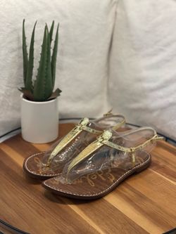 Sam Edelman, Gold Sandals , size 8M
