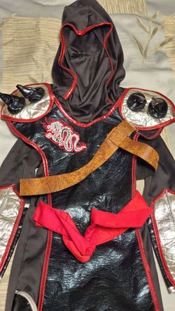 NINJA WARRIOR HALLOWEEN COSTUME SIZE 3-4