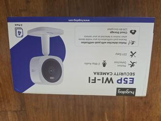 Hugolog E5P 3K 5MP Wi-Fi Security Cameras – 4 Pack – Indoor/Outdoor