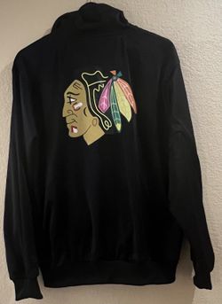 Chicago Blackhawks Jacket  New Black Size Lg/XL