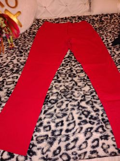 Sapphire Red Straight-Leg dress or work Pants size 9/10
