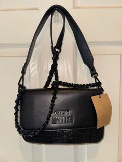 Steve Madden all black purse