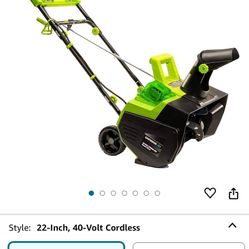 Electric Snow Thrower,
