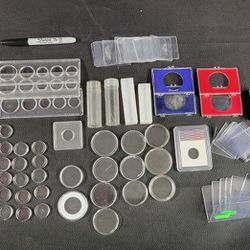 Huge Lot Of Coin Cases