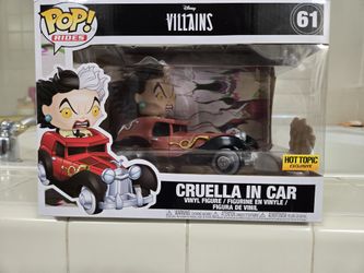 Funko Pop Cruela De Ville In Car