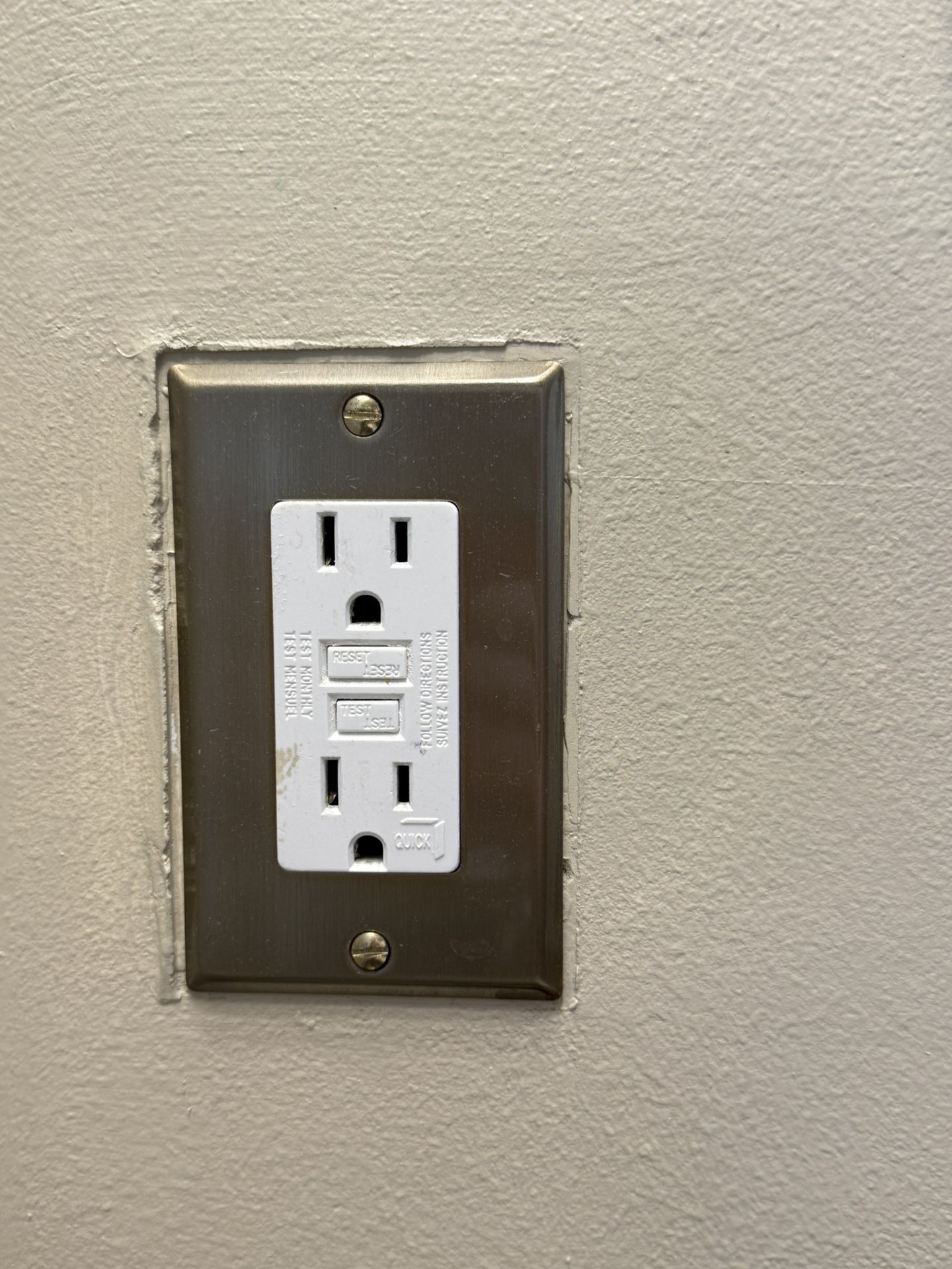 Gold Colored Electric Switch Covers 