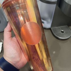 Starbucks Rose Gold Dome Tumbler