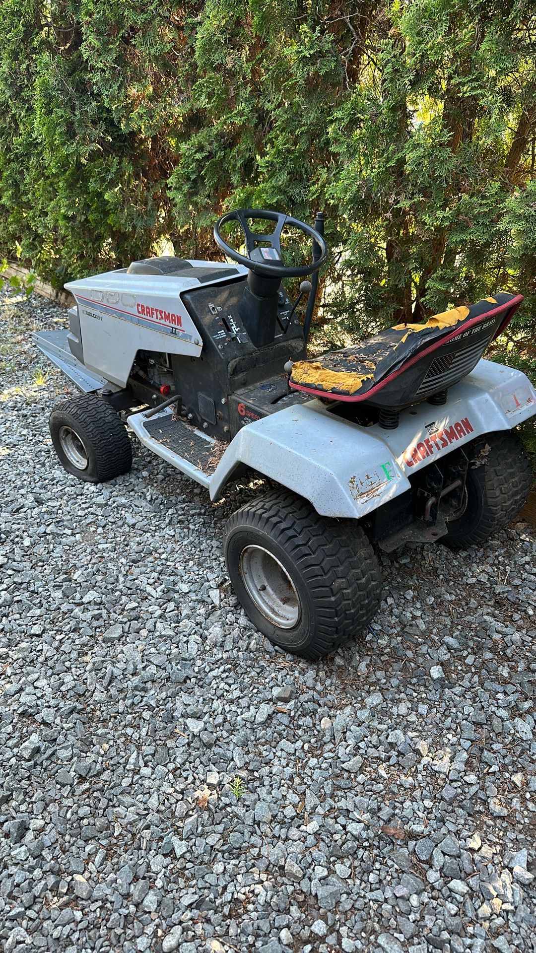 Free Craftsman Riding Mower (no Deck)