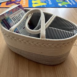 Diaper Caddy And Pregnancy Book