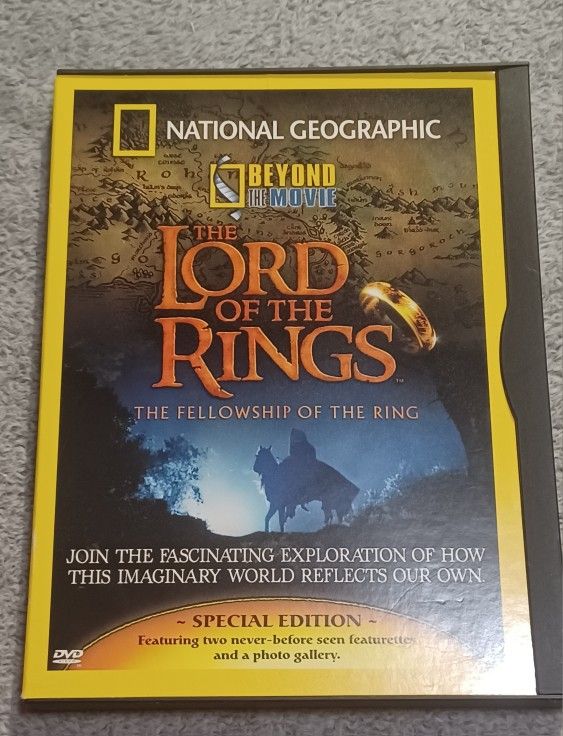 Lord Of The Rings DVD Beyond The Movie National Geographic Footage