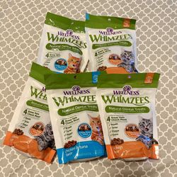 WHIMZEES® NATURAL CAT DENTAL TREATS, CHICKEN & TUNA FLAVOR(2), CHICKEN FLAVOR(3)