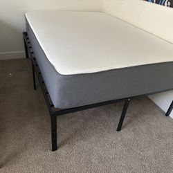 2 Full Size Mattresses And 2 Frames 