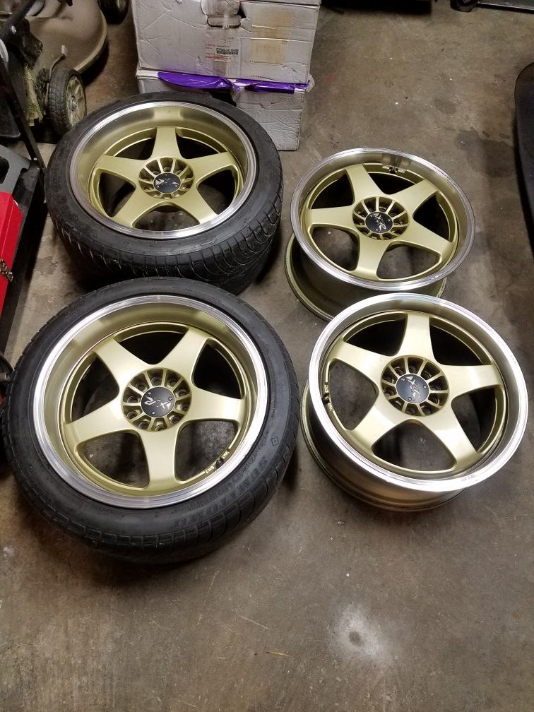 XXR 962 17x7 and 17x9 Staggered Wheels