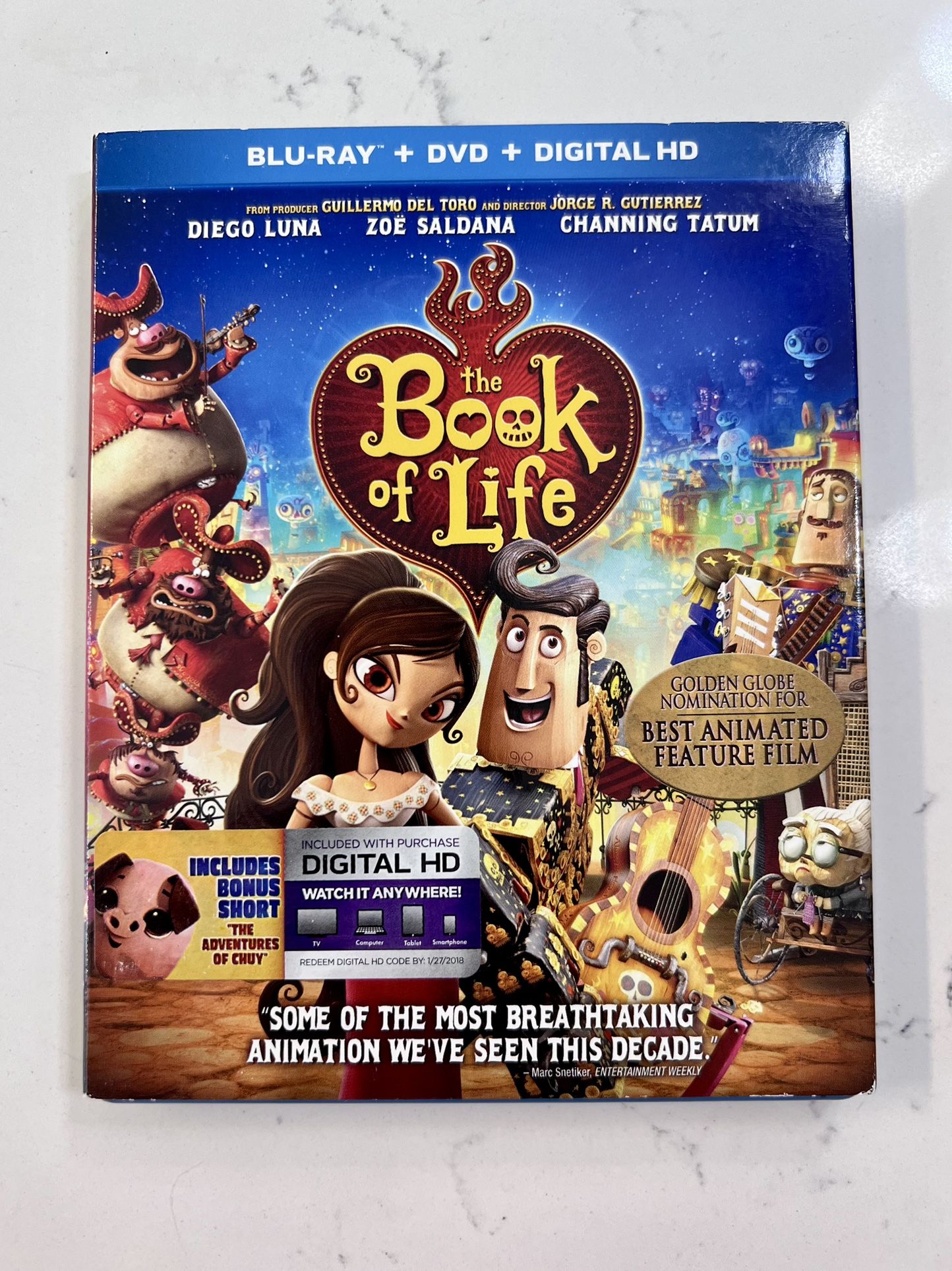 The Book Of Life Deluxe Edition Blu-ray 3D + Blu-ray + DVD