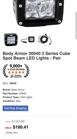 Body Armor 4x4 Lights