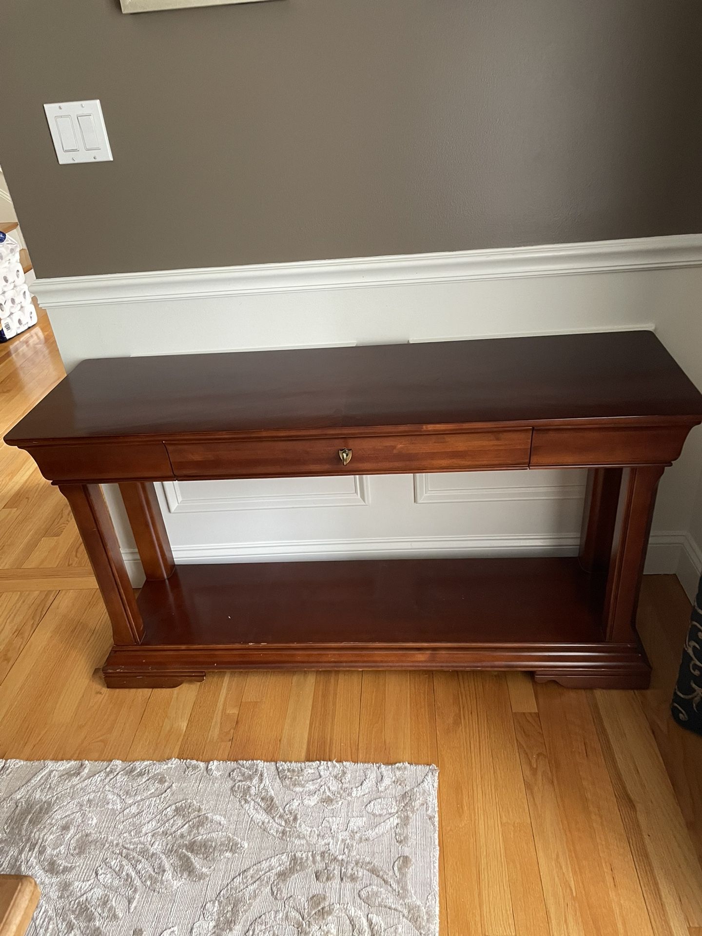 Thomasville Cherry Wood Console