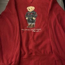 Polo Ralph Lauren Bear Holiday Sweatshirt LARGE
