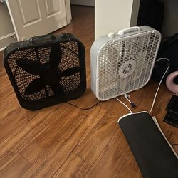 Two box fans