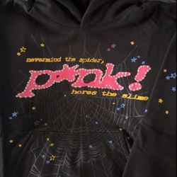 Pink Spider Hoodie